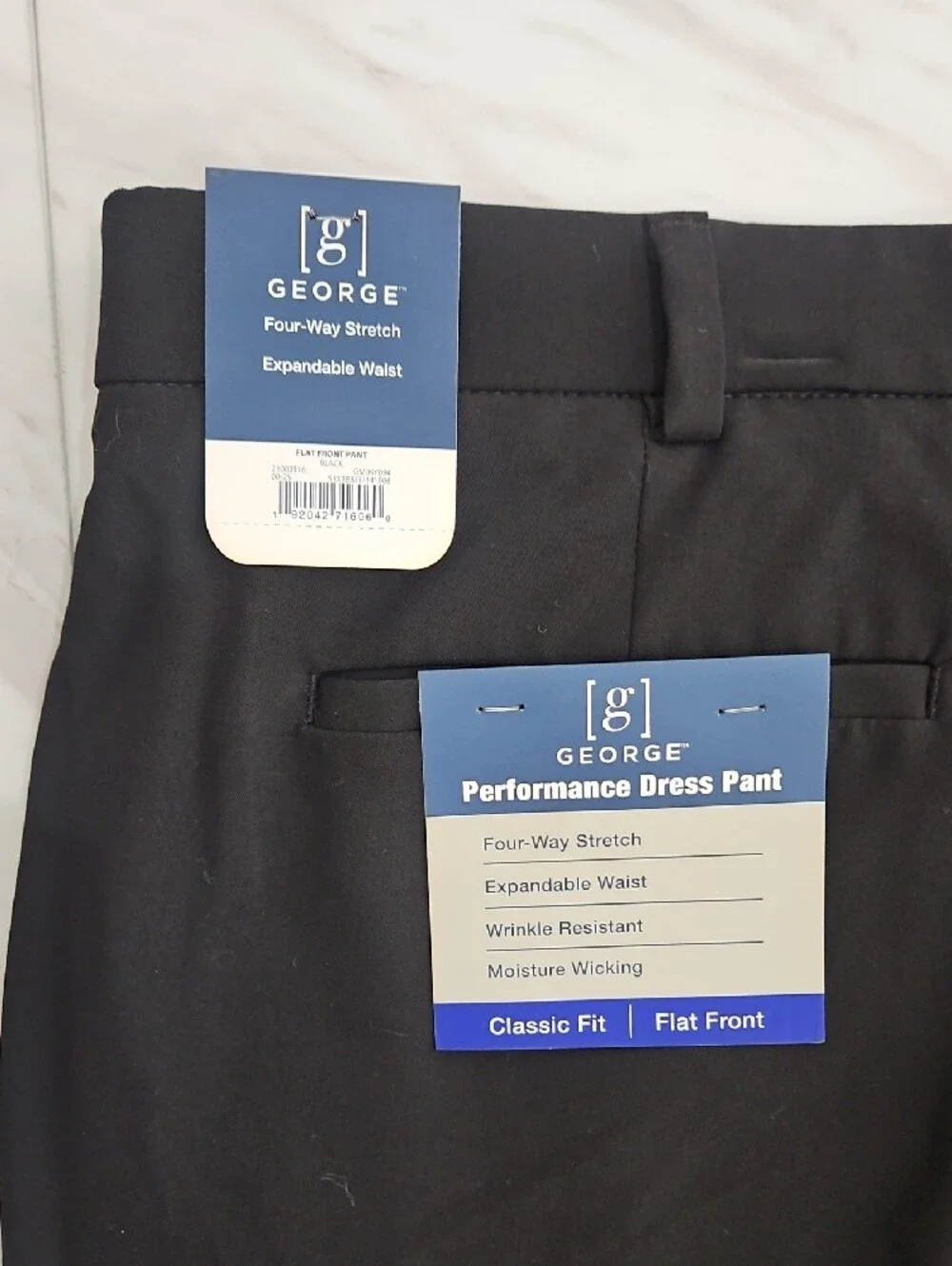 George Black Men's Dress Pants - Straight Leg